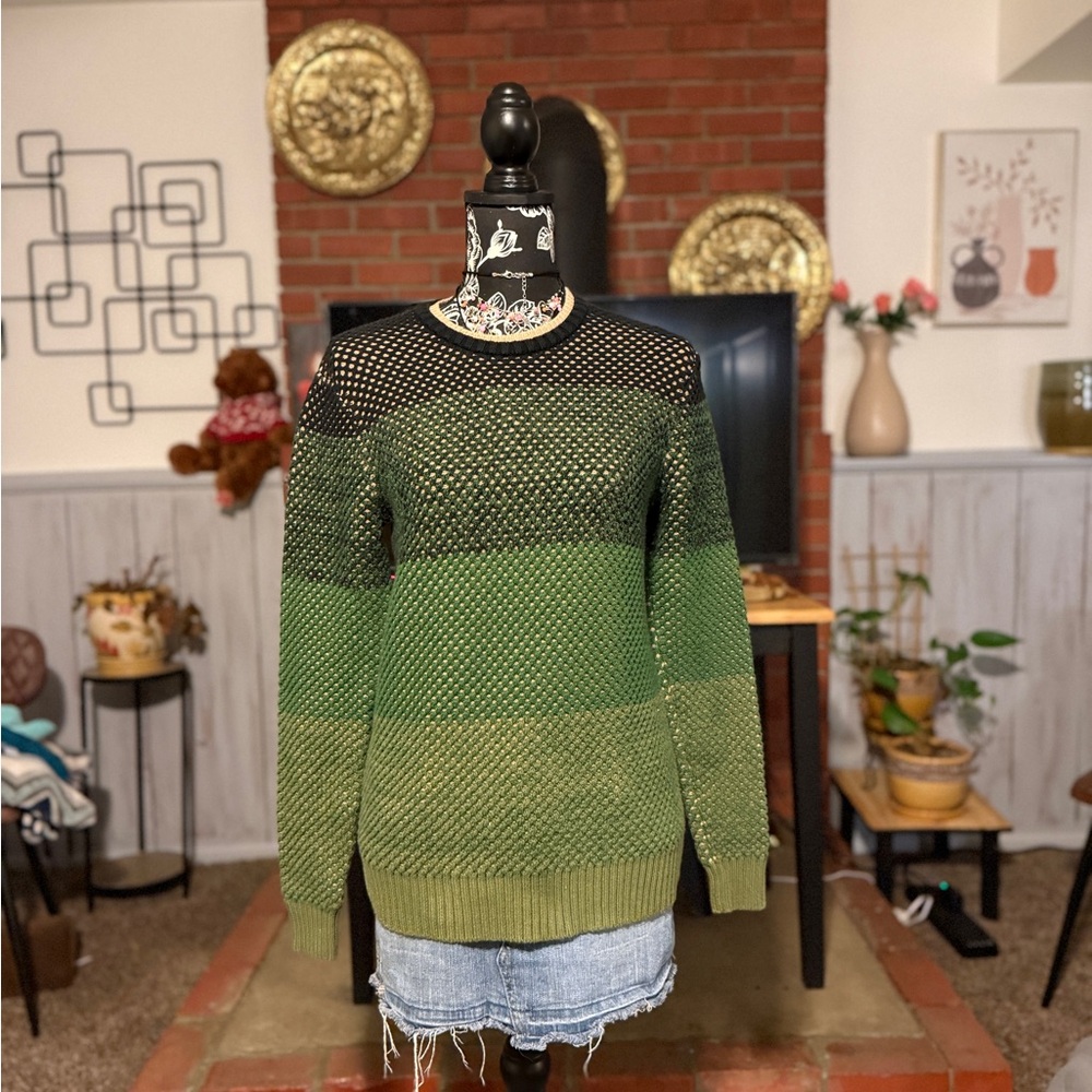 Guess Olive and Forest Green Women's Sweater